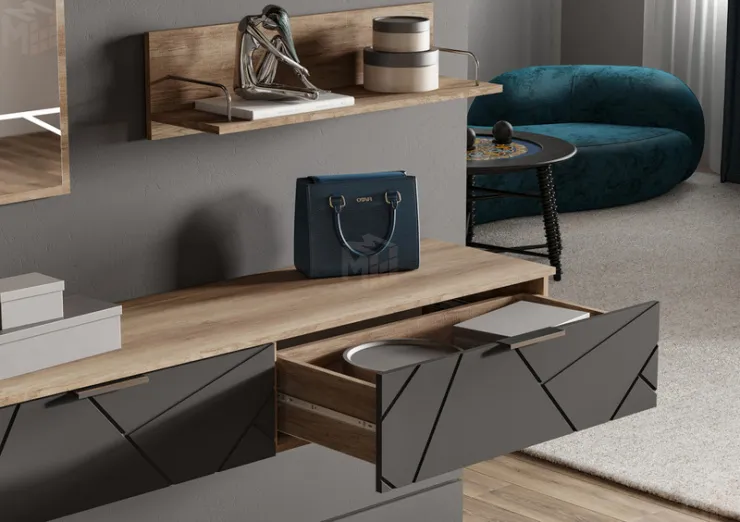 Модульная прихожая Даллас комплект-1