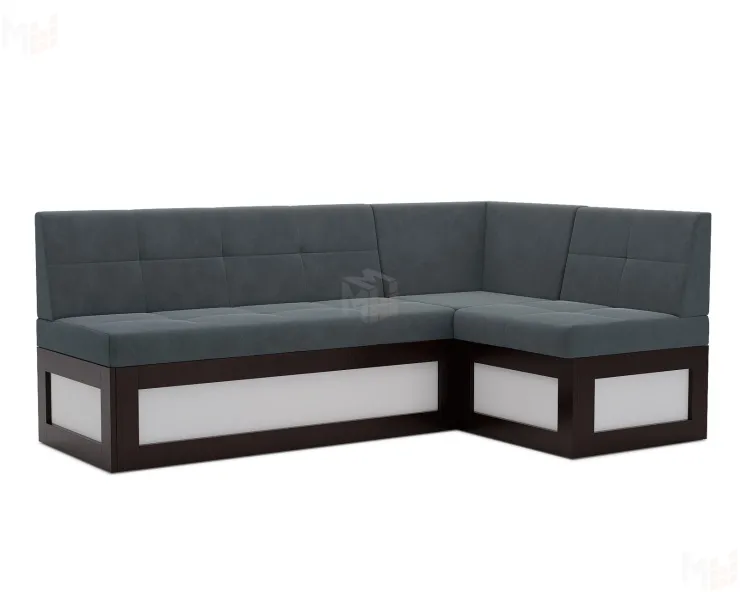 Нотис Правый угол (Велюр серо-синий HB-178 26) 207х82х132 см