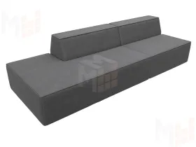Диван прямой модульный Монс Модерн левый ( JOLY 13 серый )
