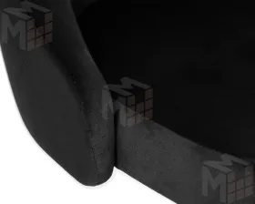 Стул барный DOBRIN JOSEPH BLACK (черный велюр (MJ9-101))