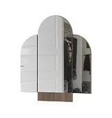 Зеркало складное с радиусом Басса ЗР-552  шимо темный