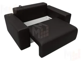 Кресло Лига-036 НПБ ( GRIFON 12 коричневый )