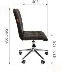 Кресло для оператора CHAIRMAN 030 CHROME