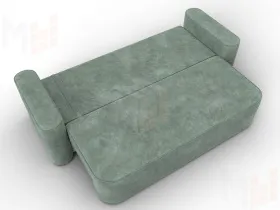 Диван прямой Лига-118 НПБ ( BRUT 08 зеленый )