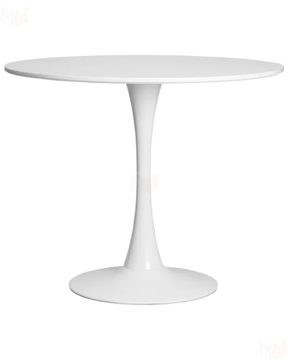 Стол обеденный MIA (белая столешница, белое основание)