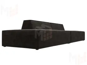 Диван прямой модульный Монс лофт ( BRUT 17 коричневый )