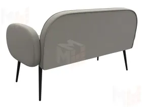 Диван прямой Лига-086 ( Амур 02 бежевый )