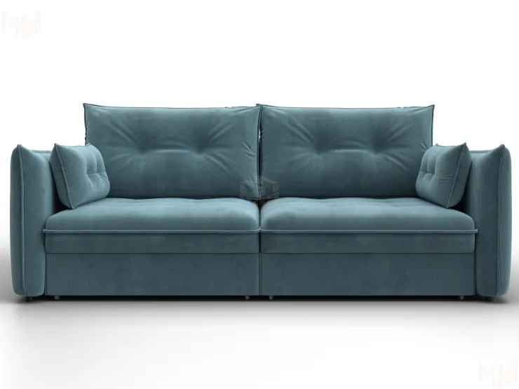 Диван прямой Лига-100 НПБ ( SEVEN 113 бирюзовый )