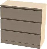 Комод Варма 3 дуб беленый