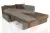 Диван Алекс-1 коричневый