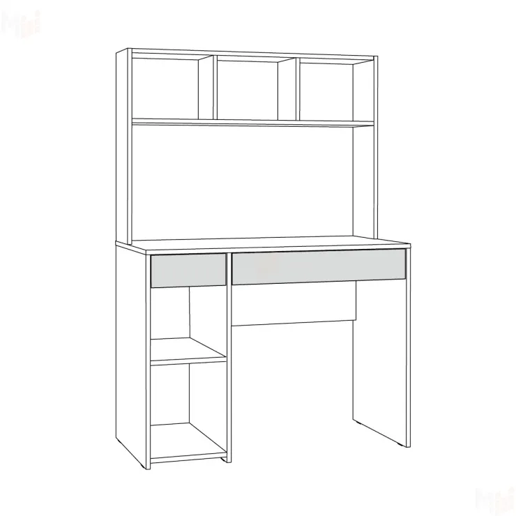  Стол компьютерный Комфорт 12.77 F Дуб Золотой CRAFT