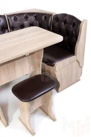 Кухонный уголок Орхидея Люкс (дуб сонома/Умбер)