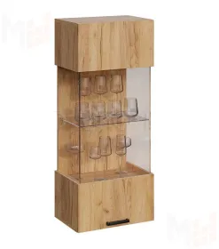 Шкаф стекло навесной Алтея