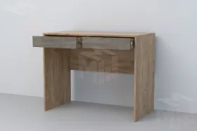 Стол Письменный СТ-1 Эго Дуб Крафт Золотой/Камень Темный