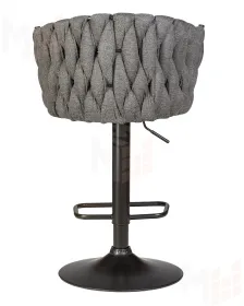 Стул барный DOBRIN LEON (графитовая ткань (LAR-275-21))