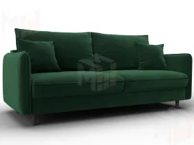 Диван прямой Лига-064 НПБ ( SEVEN 626 зеленый )