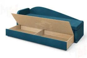 Диван Верди Левый синий