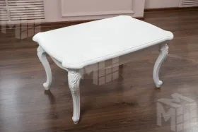 Столик прямоугольный Мишель белый матовый