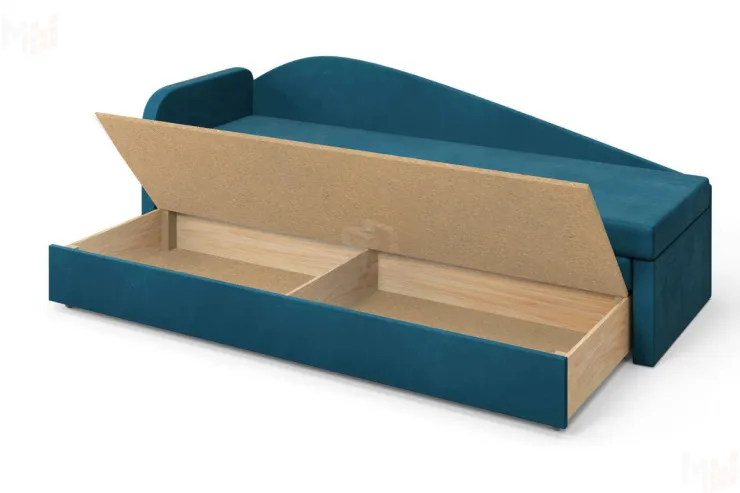 Диван Верди Левый синий