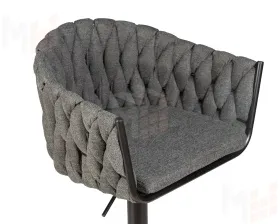 Стул барный DOBRIN LEON (графитовая ткань (LAR-275-21))