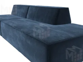 Диван прямой модульный Монс Модерн правый ( TOWER 13 синий )