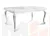 Стол Натали прямоугольный белый глянец