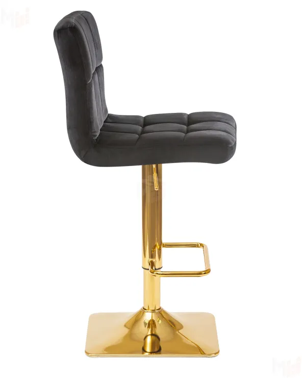 Стул барный DOBRIN GOLDIE (черный велюр (MJ9-101))