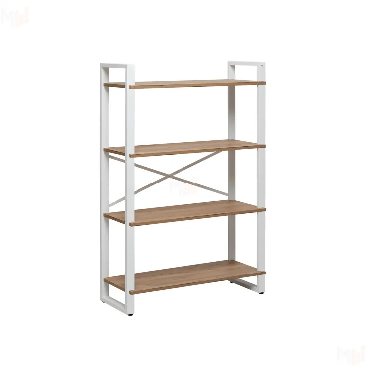 Стеллаж Leset Стилвуд 134 (Белый/Дуб крафт золотой)