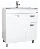 Тумба под умывальник "Elen 80" Cube с верхним ящиком В1 Домино
