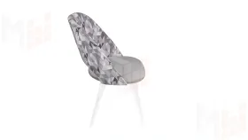 Стул Сириус тип 1 Белый матовый / тк. №123 / тк.121