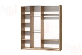 Шкаф купе Иннэс-5 (2,0) Крафт золотой