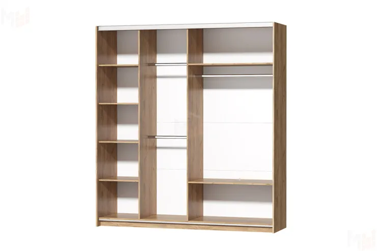 Шкаф купе Иннэс-5 (2,0) Крафт золотой