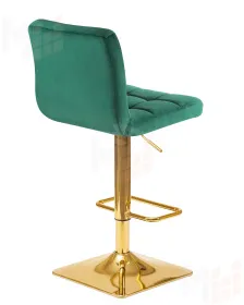 Стул барный DOBRIN GOLDIE (зеленый велюр (MJ9-88))