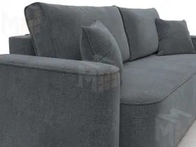 Диван прямой Лига-118 НПБ ( LAIM 23 светло-серый )