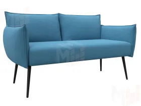 Диван прямой Лига-083 ( Амур 10 голубой )