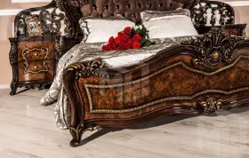 Кровать Джоконда 180х200 см корень дуба глянец