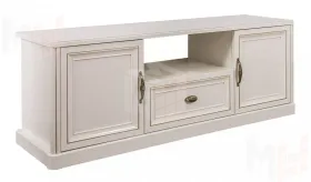 Тумба ТВ Натали белый глянец