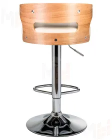 Стул барный DOBRIN FRED (натуральное дерево, кремовый)