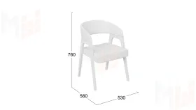 Кресло Техас 1 - W-101  Белый матовый, тк №66 Экокожа