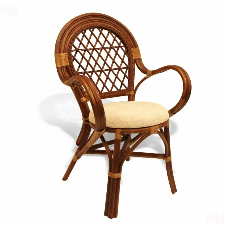 Стул из ротанга "Бали" с подушкой 04/11 A