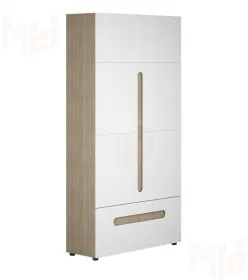 Шкаф 2-х створчатый комбинированный Палермо-3_ Ю ШК-016