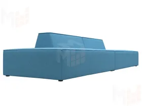 Диван прямой модульный Монс лофт ( Амур голубой )