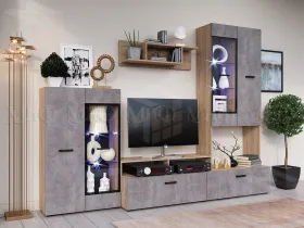 Гостиная Ненси New ЛДСП, вариант 3