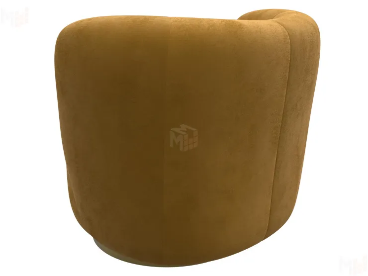 Кресло Лига-072 ( велюр BRUT 10 желтый )