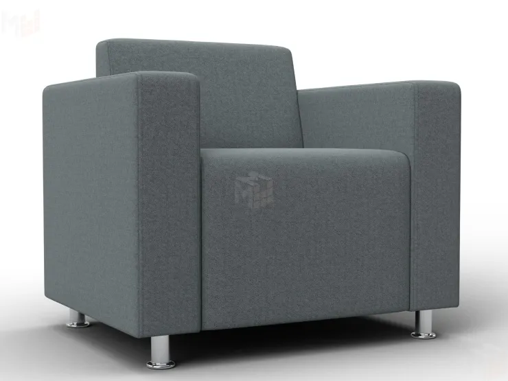 Кресло Лига-093 ВН ( Амур 07 серый )