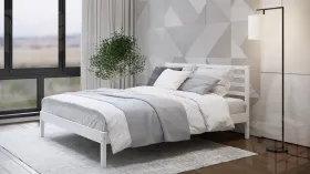 Кровать из массива Тирана 160*200 белая