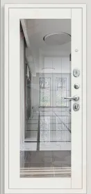 Входная металлическая дверь Флэш Kale Шагрень белая/Off-white