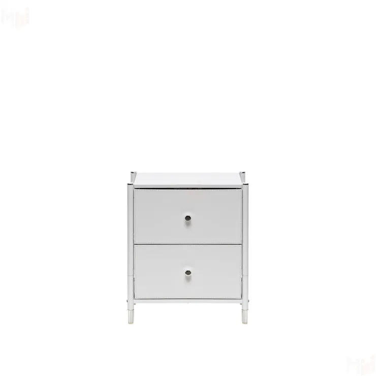 Комод Leset Нирита/Хайди, 2 ящика, Белый (Белый/Белый)