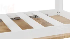 Стол обеденный Ванкувер тип 1  Белый, Дуб Крафт золотой