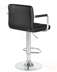 Стул барный DOBRIN KRUGER ARM (чёрный)